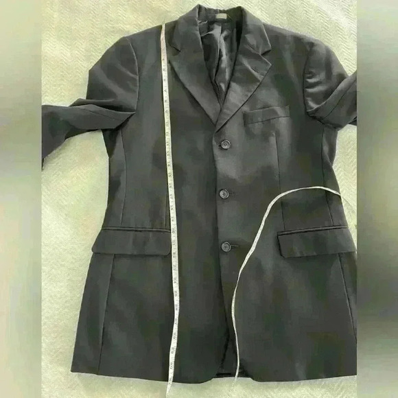 Brooks Brothers 345 Stretch Navy Blazer Sport Coat Jacket Mens Size 40M Wool - Picture 4 of 7